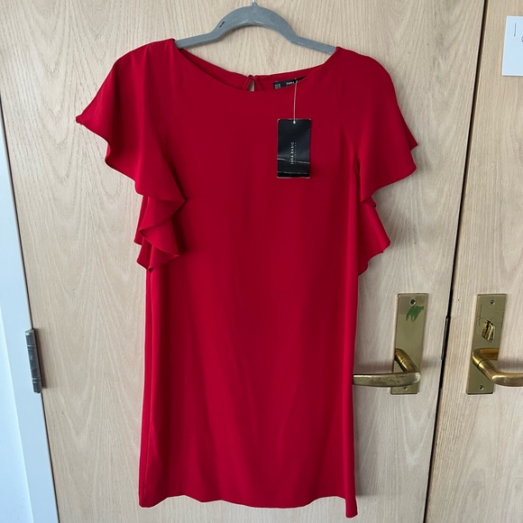 Zara red shift dress - Picture 3 of 6